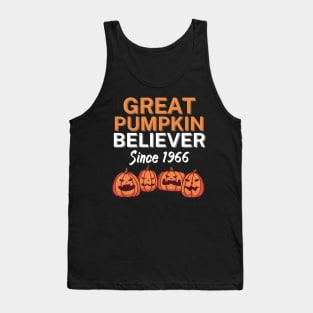 Great Pumpkin Believer Since 1966 Tank Top